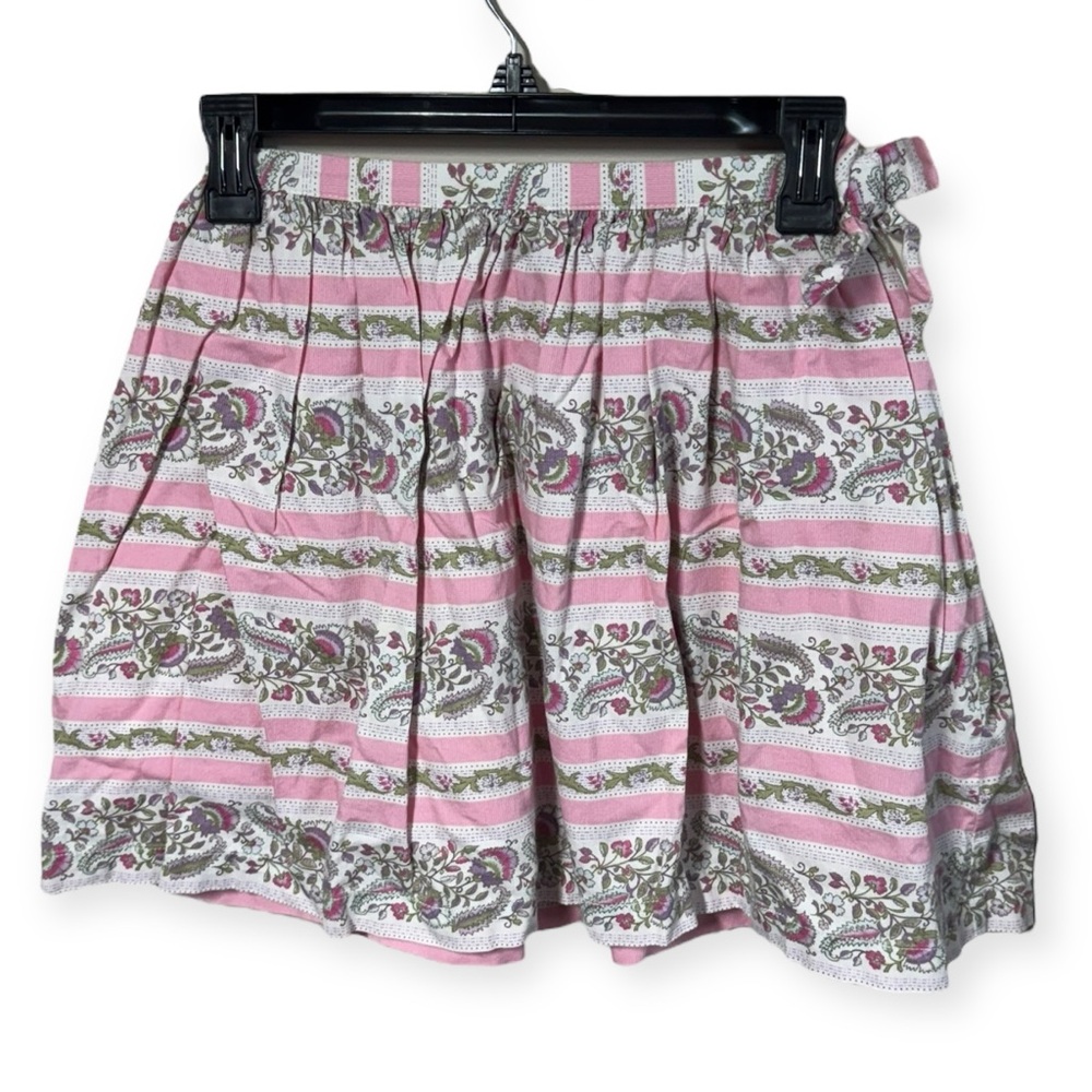 GAP Kids Skirt in Pink and Gray‎ Stripes Size 10